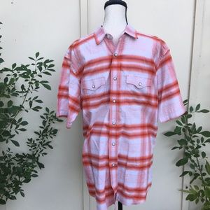 Roughstock Sz XL Western Style Plaid Men Shirt